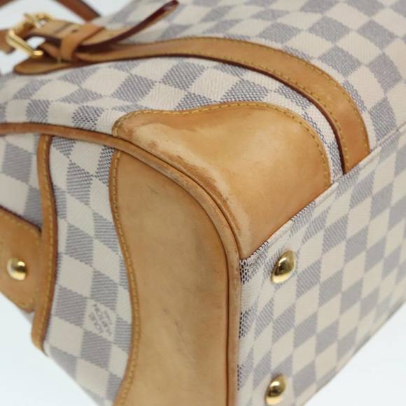 LOUIS VUITTON Damier Azur Berkeley Hand Bag N52001 LV Auth 90984 - Picture 15 of 16